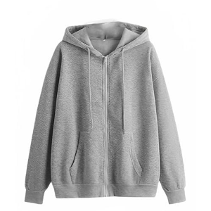 Winter Hooded Neck Fleece Zipper Hoodie