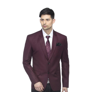 Men's Burgundy Formal Blazer