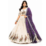 Embroidered Semi-Stitched Lehenga Choli