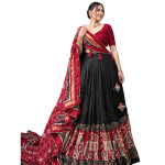 Women’s Tussar Silk Lehenga Set