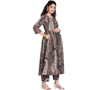 Rayon Anarkali Maternity and Nursing Kurta Set