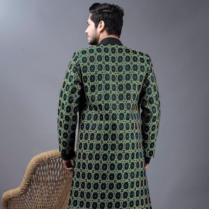 Wear Kurta Pajama With Stylish Long Jacket Set