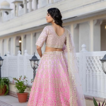 Sequin Embroidery Bridal Lehenga Choli