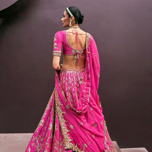 Heavy Embroidery With Sequence Work Lehenga Choli
