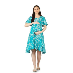 Soft Cotton Maternity Kurta Dress for Pregnant Women