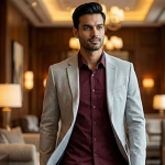 Men's Slim Fit Formal Casual Blazer