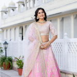 Sequin Embroidery Bridal Lehenga Choli