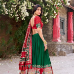 Women's Trending Designeer Tussar Silk Lehenga Choli