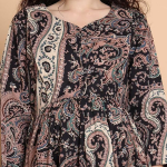Rayon Anarkali Maternity and Nursing Kurta Set