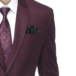 Men's Burgundy Formal Blazer