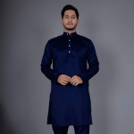 Style Full Sleeve Blue Kurta