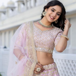 Sequin Embroidery Bridal Lehenga Choli