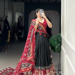 Women’s Tussar Silk Lehenga Set